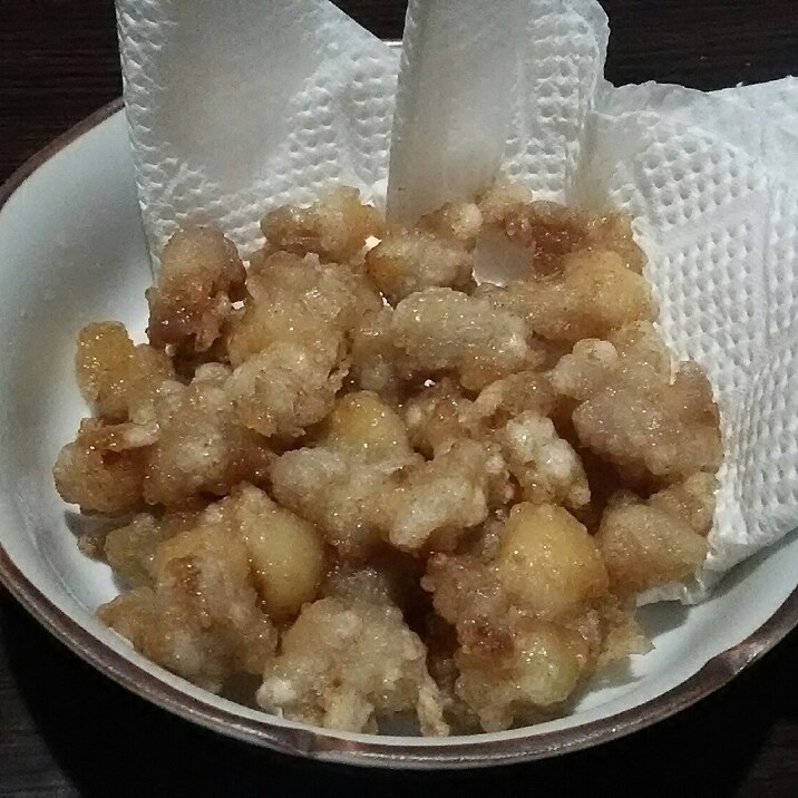 酒 薄口 生姜だけ 定番おつまみ 鶏軟骨の唐揚げ レシピ 作り方 By あきちゃんせんせい 楽天レシピ 酒 薄口 生姜だけ 定番おつまみ 鶏軟骨の唐揚げ レシピ 作り方 By あきちゃんせんせい 楽天レシピ